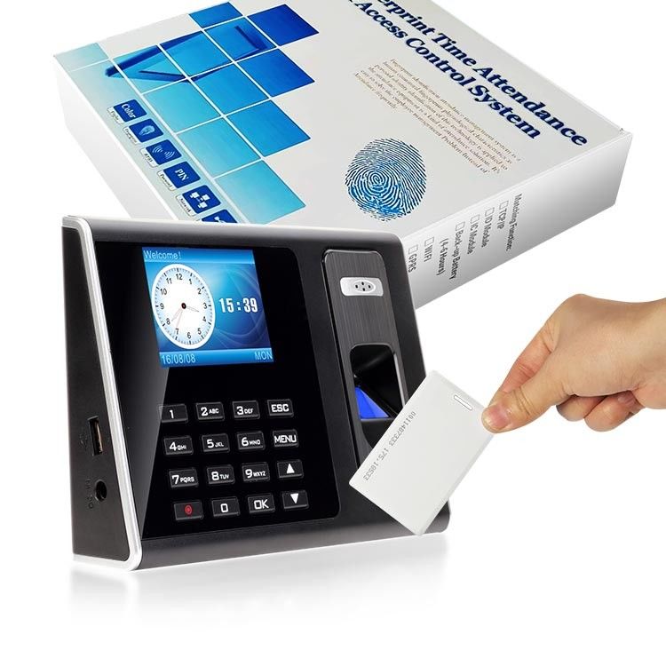Sistema de sincronización de la atención del tiempo de la huella dactilar de la tarjeta elegante del RFID