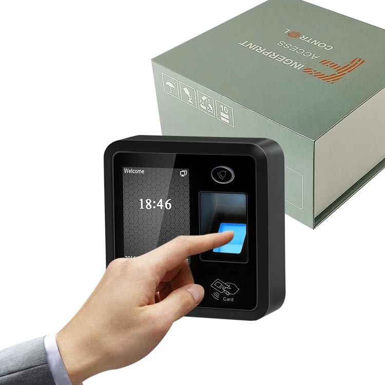 Control de acceso biométrico de la huella dactilar de la tarjeta TFS28 del golpe fuerte RFID de la nube