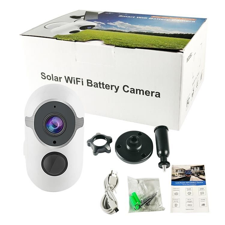 CCTV ocultado radio del panel solar 1080p Mini Wifi Camera Home Use