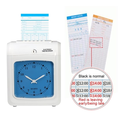 Máquina de asistencia de tarjeta de tiempo CE para el registro de empleados del personal de fábrica de la oficina del registrador