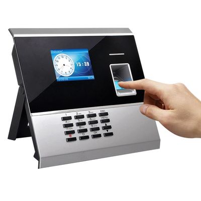 Máquina en tiempo real de la atención de la huella dactilar de RoHS del empleado