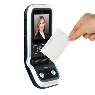 Sistema libre 1000 del acceso de la puerta del reconocimiento de cara 2.8inch de la tarjeta del RFID