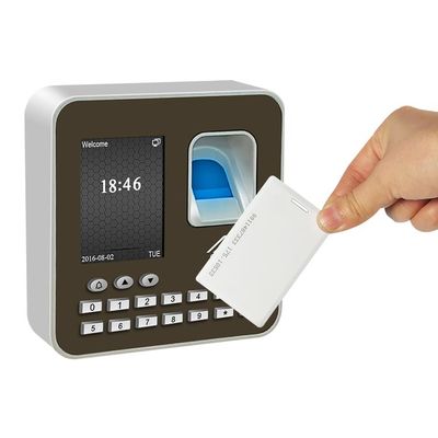 terminal de atención biométrico del tiempo de la huella dactilar del dispositivo del acceso de 0.2s TCP