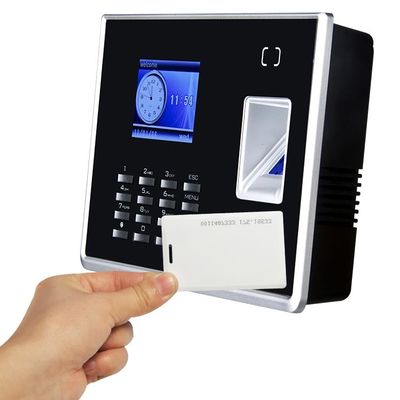 Máquina biométrica de la impresión del pulgar del reloj de tiempo de la huella dactilar del LCD para la oficina