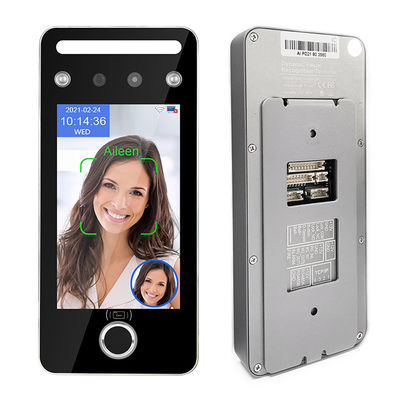sistema del control de acceso de 3M Fingerprint Face Recognition pantalla táctil de 5 pulgadas