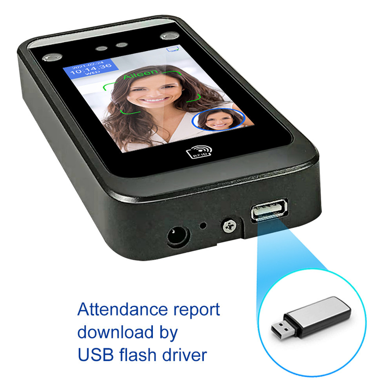 Pantalla táctil de la pulgada IPS del dispositivo 4,3 de TIMMY Wifi Face Recognition Biometric