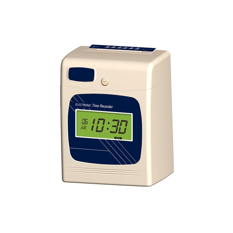 Máquina de sello electrónica de la fecha y hora del registrador de tiempo de Digitaces del reloj de tiempo de TIMMY Factory Price Punch Card