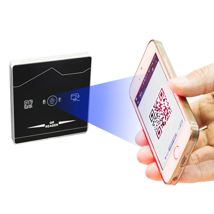 2.a interfaz USB del lector del control de acceso de la tarjeta del escáner RFID del QR Code del código de barras