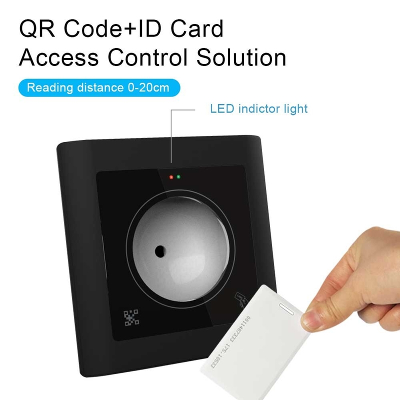 Lector de tarjetas del control de acceso de la tarjeta de NFC 13.56Mhz IC RFID de Wiegand Output RS484 QR Code Scanner