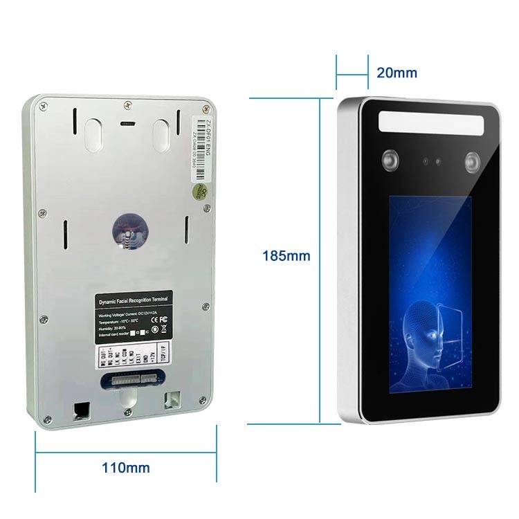 sistema de control de los 2M Facial Recognition Access
