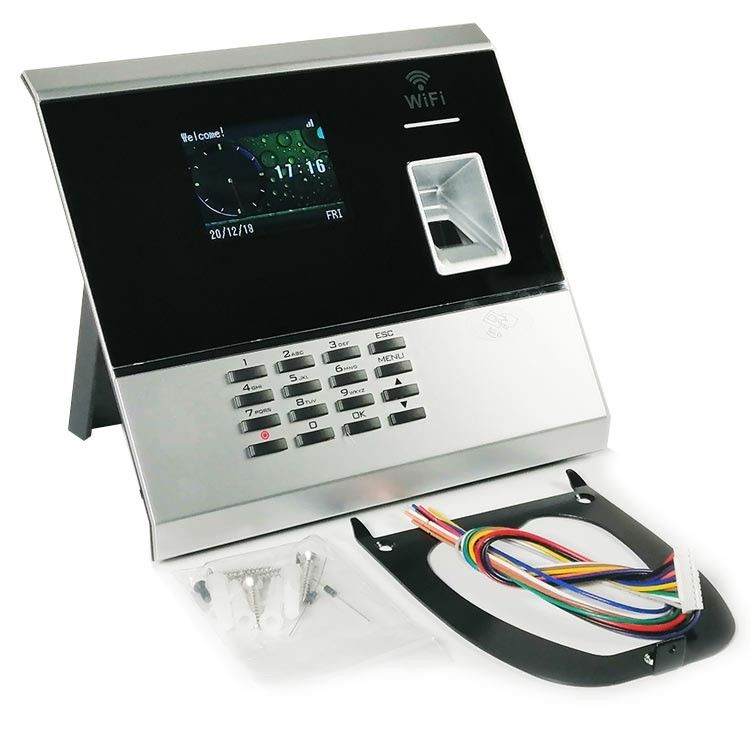 Máquina inalámbrica de la atención de la huella dactilar 1.25kg del LCD SIM WIFI
