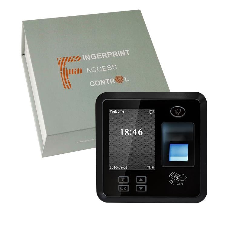 Control de acceso biométrico de la huella dactilar del LCD