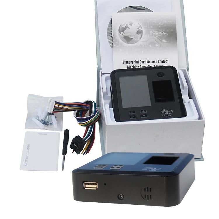 Control de acceso biométrico de la huella dactilar del LCD