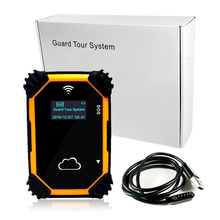 Segundo guardia Tour Monitoring System de la velocidad 1 en tiempo real anaranjado