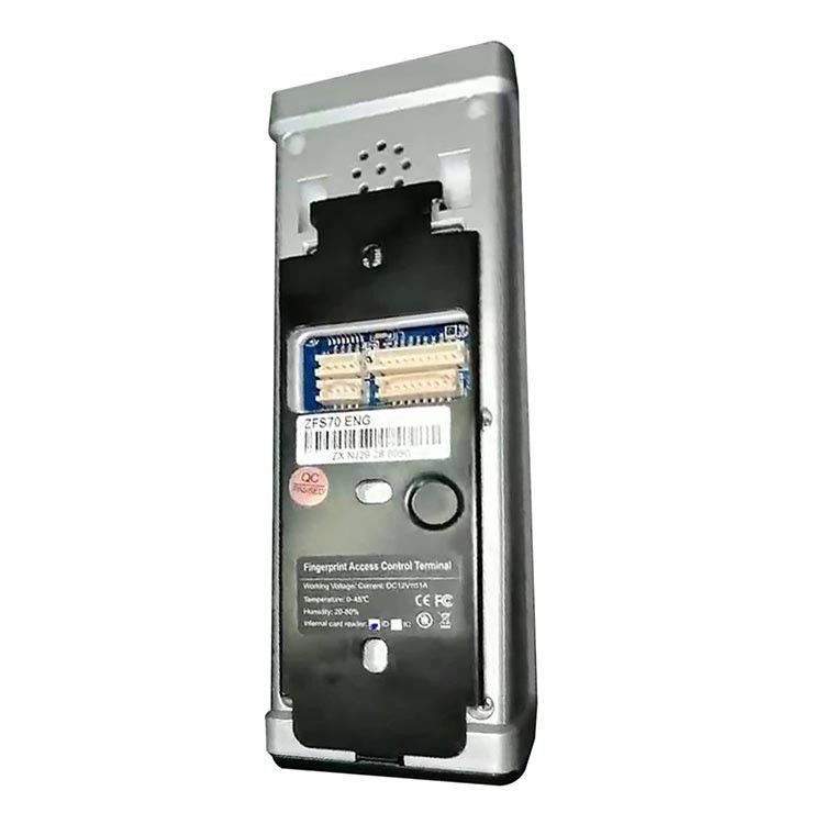 Sistema biométrico de la huella dactilar del control de acceso de la huella dactilar de 2,0 pulgadas TCP