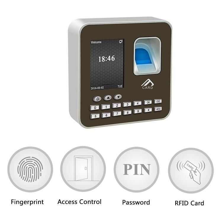 Software de la nube del sistema del acceso de la puerta de Rfid de la huella dactilar del IP Wifi 0.2s del Tcp