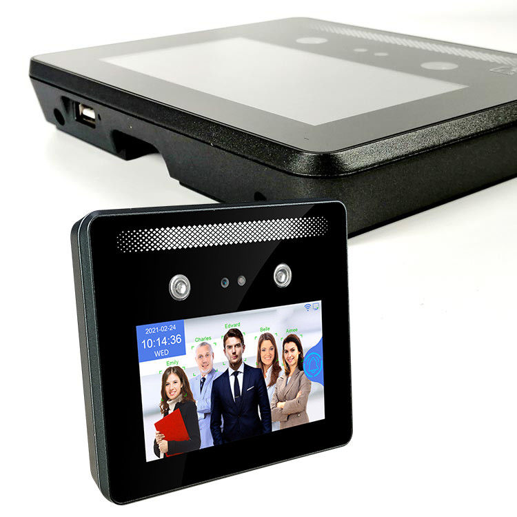 Tarjeta de Attendance Machine With RFID del lector de la cara de la pantalla táctil de la gama de 5 pulgadas de largo