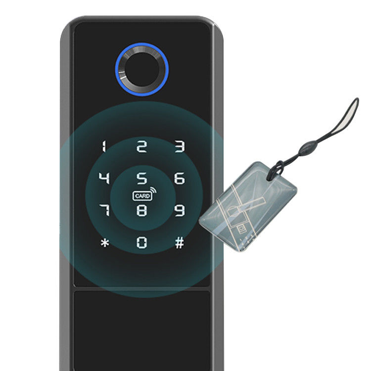 Cerradura elegante de Tuya del reconocimiento biométrico sin llave de la huella dactilar con el certificado de la FCC del CE