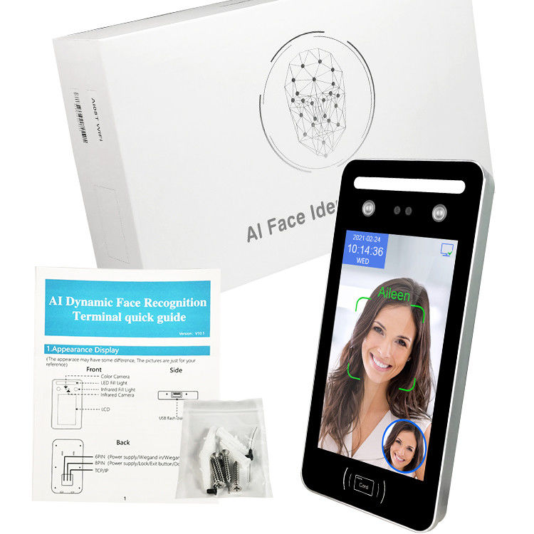 Wiegand 26/34 control de acceso biométrico del reconocimiento de cara para el torniquete