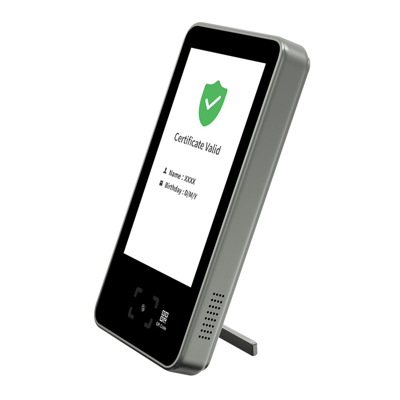 Escáner verde del paso de Italy Checked Green del lector de código de salud del Eu del pasaporte de COVID 19 Digitaces