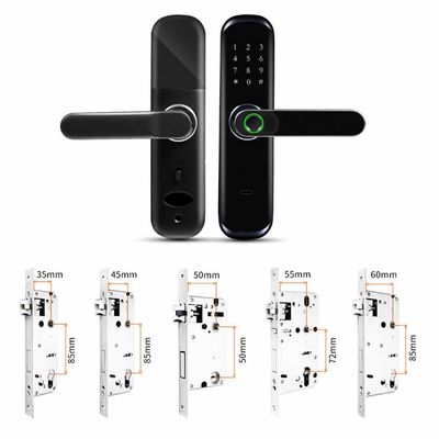 Cerradura de puerta digital de la huella dactilar de la cerradura de Tuya Wifi de la seguridad inteligente elegante casera del App