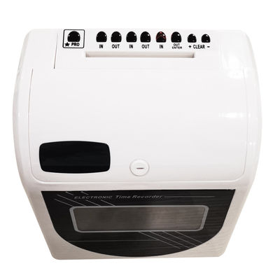 Máquina de tarjeta automática de escritorio de sacador del tiempo del registrador de tiempo de Digitaces de la atención del empleado