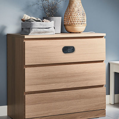 Huella dactilar biométrica de Tuya de la cerradura RFID de la contraseña elegante eléctrica de la tarjeta para el cajón del gabinete