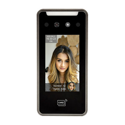 Capacidad de 5000 caras Wifi Nube Software Tarjeta de empleado Reloj de tiempo Caras biométricas Máquina de asistencia Batería de respaldo