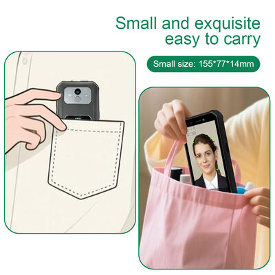 Máquina de reconocimiento facial Android 4G portátil para el tiempo de asistencia de los empleados