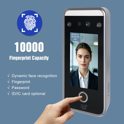 Intelligent Biometric Access Control and Time Attendance Terminal with Touch Screen and Dual Camera