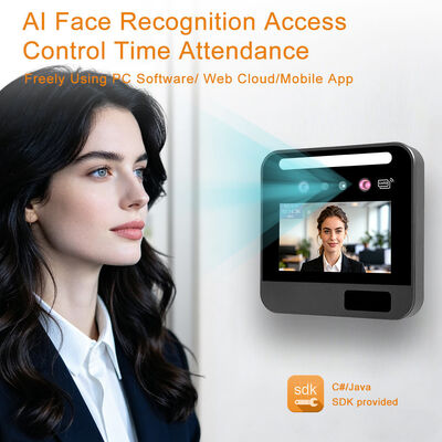 Máquina inteligente de control de acceso facial con tarjeta RFID inteligente basada en Ai con módulo WiFi/4G