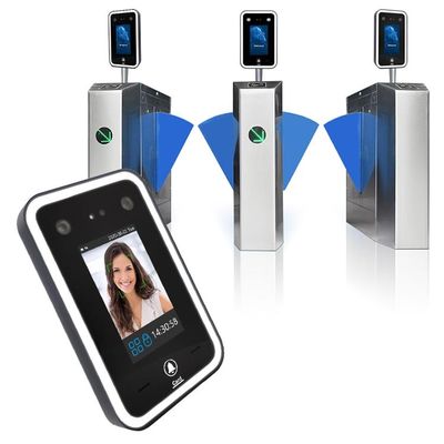 Sistema facial del control de acceso del reconocimiento de RoHS con la pantalla tangible de 4,3 pulgadas
