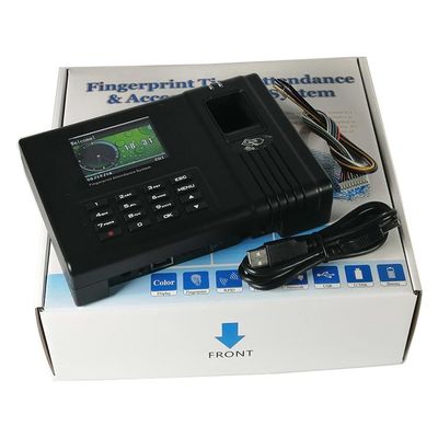 Sacador de la red registrador de atención del tiempo de la huella dactilar de 2,8 pulgadas