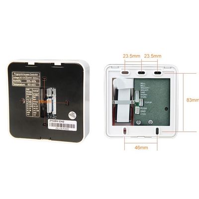 Sistema del control de acceso de la puerta de la huella dactilar del telclado numérico de la prensa de la escuela de la oficina