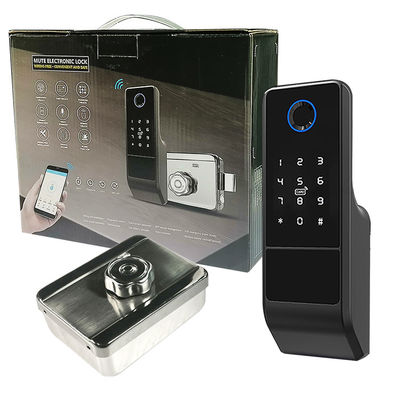 Cerradura elegante de Tuya del reconocimiento biométrico sin llave de la huella dactilar con el certificado de la FCC del CE