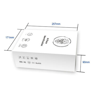 Lector ligero visible al aire libre del control de acceso de Live Face Recognition Attendance Machine