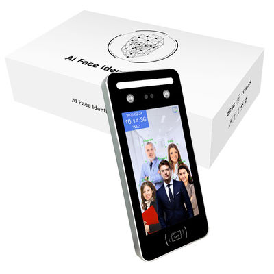 Sistema facial del control de acceso del reconocimiento de 8 pulgadas con la tarjeta inalámbrica de Wifi RFID