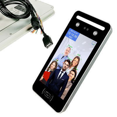 Sistema facial del control de acceso del reconocimiento de 8 pulgadas con la tarjeta inalámbrica de Wifi RFID