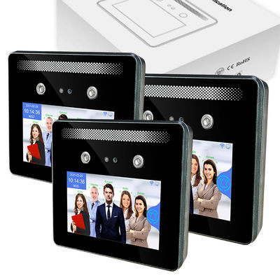 El reconocimiento dinámico de cara de 5,0 pulgadas trabaja a máquina el sistema del control de acceso de la atención del tiempo de RoHS