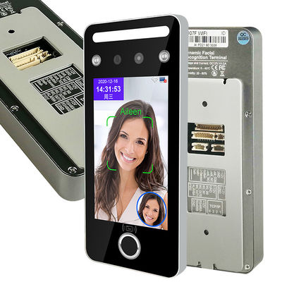 Huella dactilar elegante libre de la cara RFID de la ayuda de sistema del control de acceso de WIFI SDK