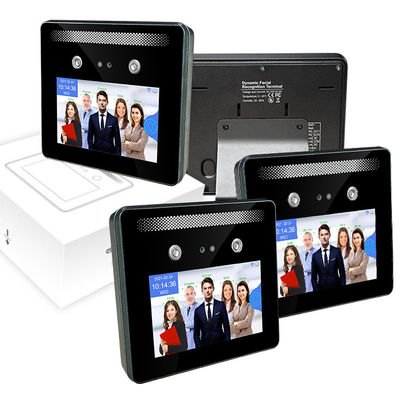 Dinámica biométrica de la gama larga del sistema de la atención del tiempo del reconocimiento de cara