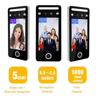Sistema biométrico del control de acceso de la máquina de la atención de la cara de la radio multi de la persona
