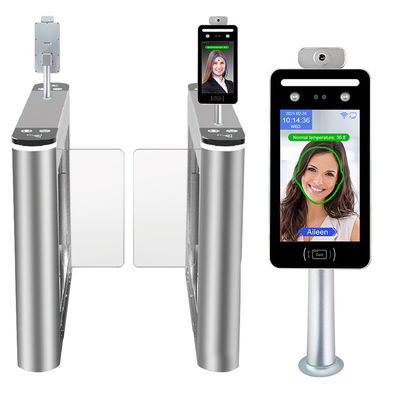 Medición facial de la detección de la temperatura del cuerpo del sistema del control de acceso del reconocimiento de 8 pulgadas