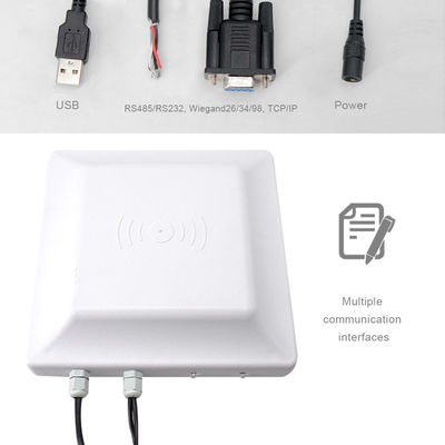 Construido en la frecuencia ultraelevada integró al lector de la frecuencia ultraelevada RFID de la gama larga 868mhz de la antena los 6~10m