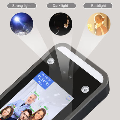 Máquina ligera visible de la atención del reconocimiento de cara de WDR AI para la gestión del empleado