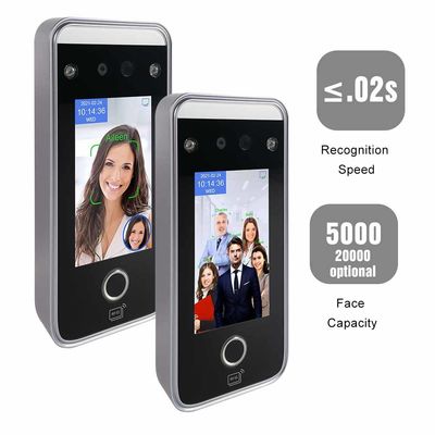 Huella dactilar biométrica RS485 de la tarjeta de IC de la máquina de la atención del tiempo del soporte alto