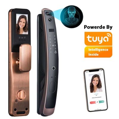 control de acceso elegante del App de Tuya de la cerradura de puerta del reconocimiento de cara de 3D Digitaces
