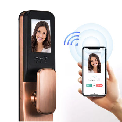 control de acceso elegante del App de Tuya de la cerradura de puerta del reconocimiento de cara de 3D Digitaces
