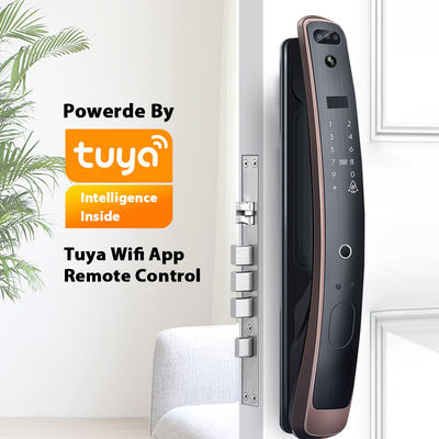 Cerradura de puerta elegante del reconocimiento de cara del control de acceso de la cerradura 3D de Wifi Tuya
